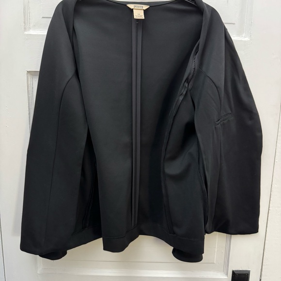 Workwear Blazer Jacket Duluth Trading Co Women’s Size 14 Black - Picture 8 of 9